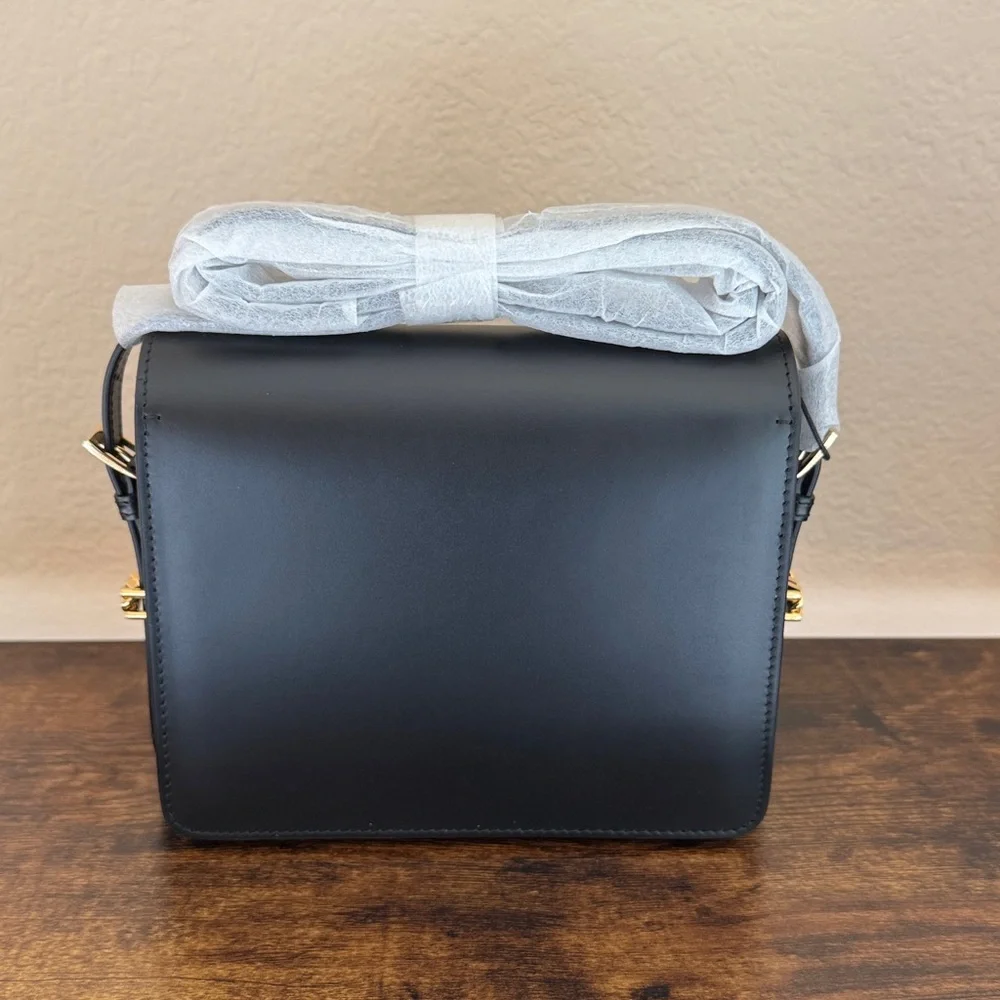 Burberry Grace Black Leather Bag